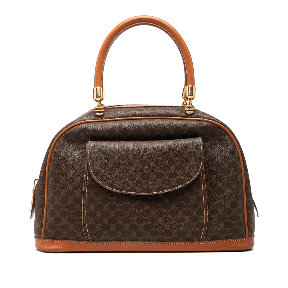 Pre-Loved Celine Macadam Coated Canvas Handbag